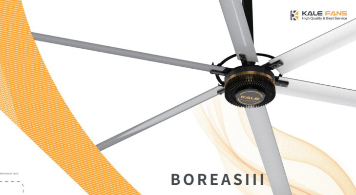 Quạt trần công nghiệp Boreas III 3,6 m 2 QUẠT TRẦN CÔNG NGHIỆP BOREAS III